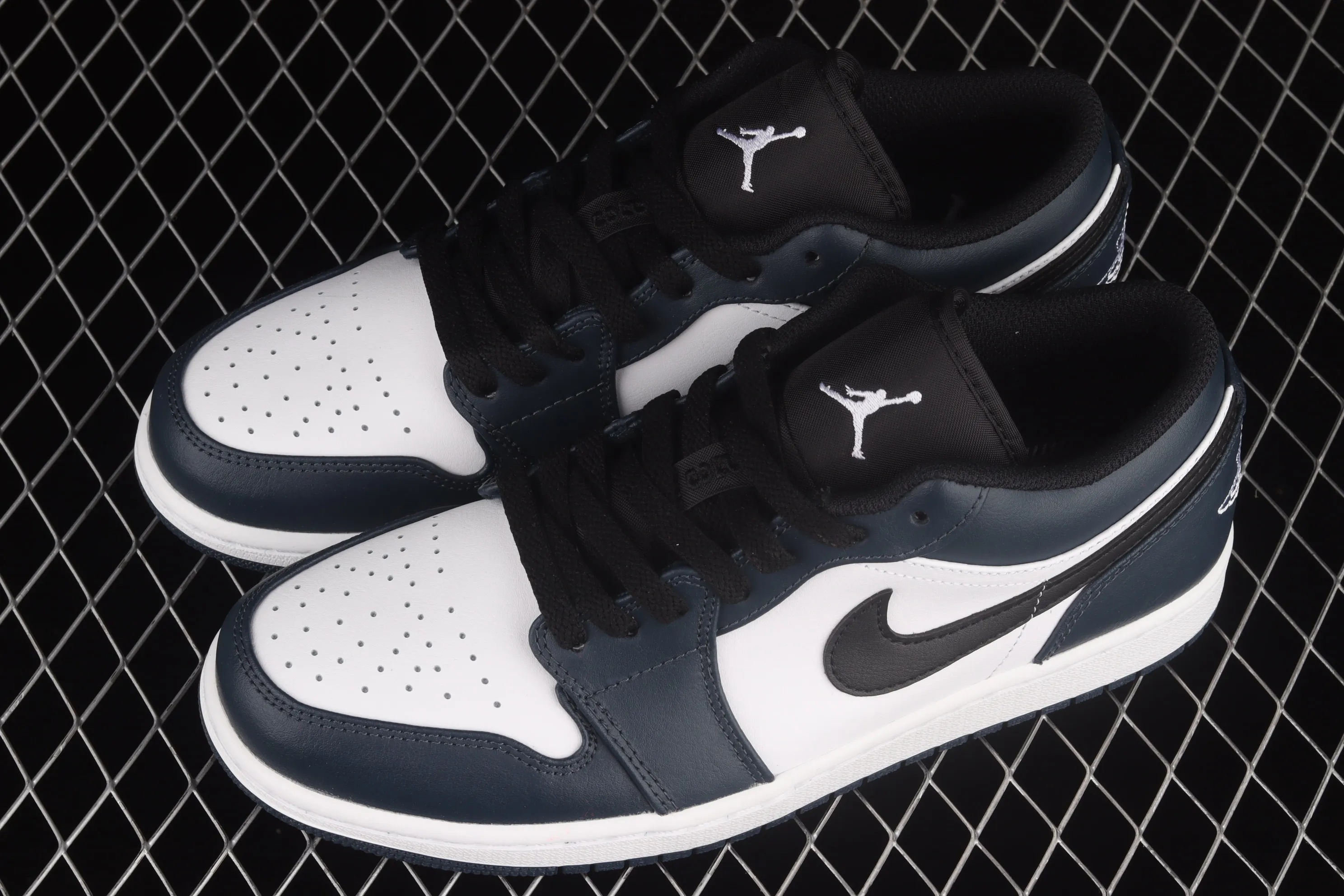 All categories Air Jordan Jordan series basketball shoes Air Jordan 1 Low G version pure original Air Jordan 1 Low "Dark Teal" AJ1 Qiao 1 Qinglan low-top cultural and leisure sports sneakers 553558-411